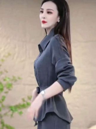 时尚女装#女装穿搭#时尚显瘦气质两件套套装
