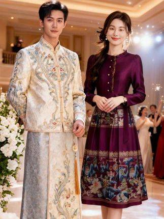 #ootd穿搭 #婚礼妈妈装 #结婚啦 #高级感穿搭 #结婚现场喜婆婆婚宴礼服国风连衣裙,春2025新款十三行爆轻奢高级妈妈裙子@抖加🔥上热门🔥dou+🔥热点宝 @我要上热门 @巨量算数小助手