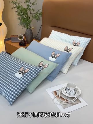 A类儿童纯棉枕头套单只30x50全棉水洗棉毛巾绣宝宝专用枕芯内胆套#好物分享 #好物推荐🔥 #家居好物 #面料柔软舒适 #居家好物