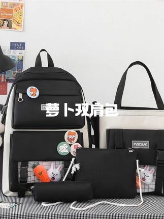 萝卜韩版双肩包#学生书包 #开学必备 #书包 #儿童书包