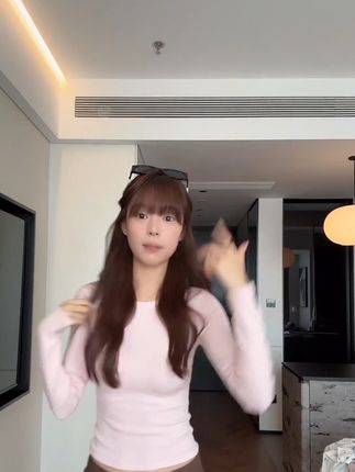 辣妹磨毛针织正肩圆领春秋冬纯色显瘦打底衫内搭长袖T恤女#ootd穿搭 #显瘦穿搭 #谁穿谁好看