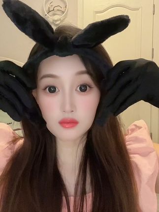 兔耳朵发箍 #耳钉饰品 #耳环耳饰 #发箍这样戴好美 #发饰 #发箍