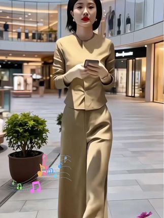 #高级松弛感穿搭 大方得体穿搭一整套巨好看高端气质小香风掐腰套装#我的双11必买清单#洋气减龄#早秋穿搭显贵法则#美出高级感