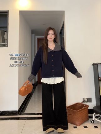 #今日穿搭 #ootd穿搭 #秋冬穿搭#针织毛衣 #慵懒风穿搭