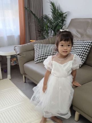 没有哪个小女孩儿能拒绝甜甜的公主裙吧#生女儿就是用来打扮的 #我的小公主 #爱穿裙子的小公主 #女童连衣裙 #骗你生女儿可盐可甜