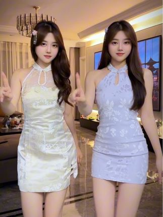 你应该大声说拜拜 就算有眼泪掉下来#旗袍 #你应该大声说拜拜