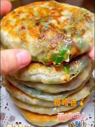 皮薄馅多韭菜鸡蛋饼#早餐饼 #好吃不贵经济实惠 #韭菜鸡蛋馅饼
