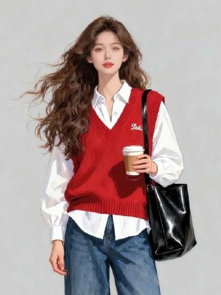#谁穿谁好看 #法式镂空编织花朵设计感宽松毛衣女2025春秋新款慵懒高级感针织衫#减龄显瘦毛衣穿搭@DOU+上热门