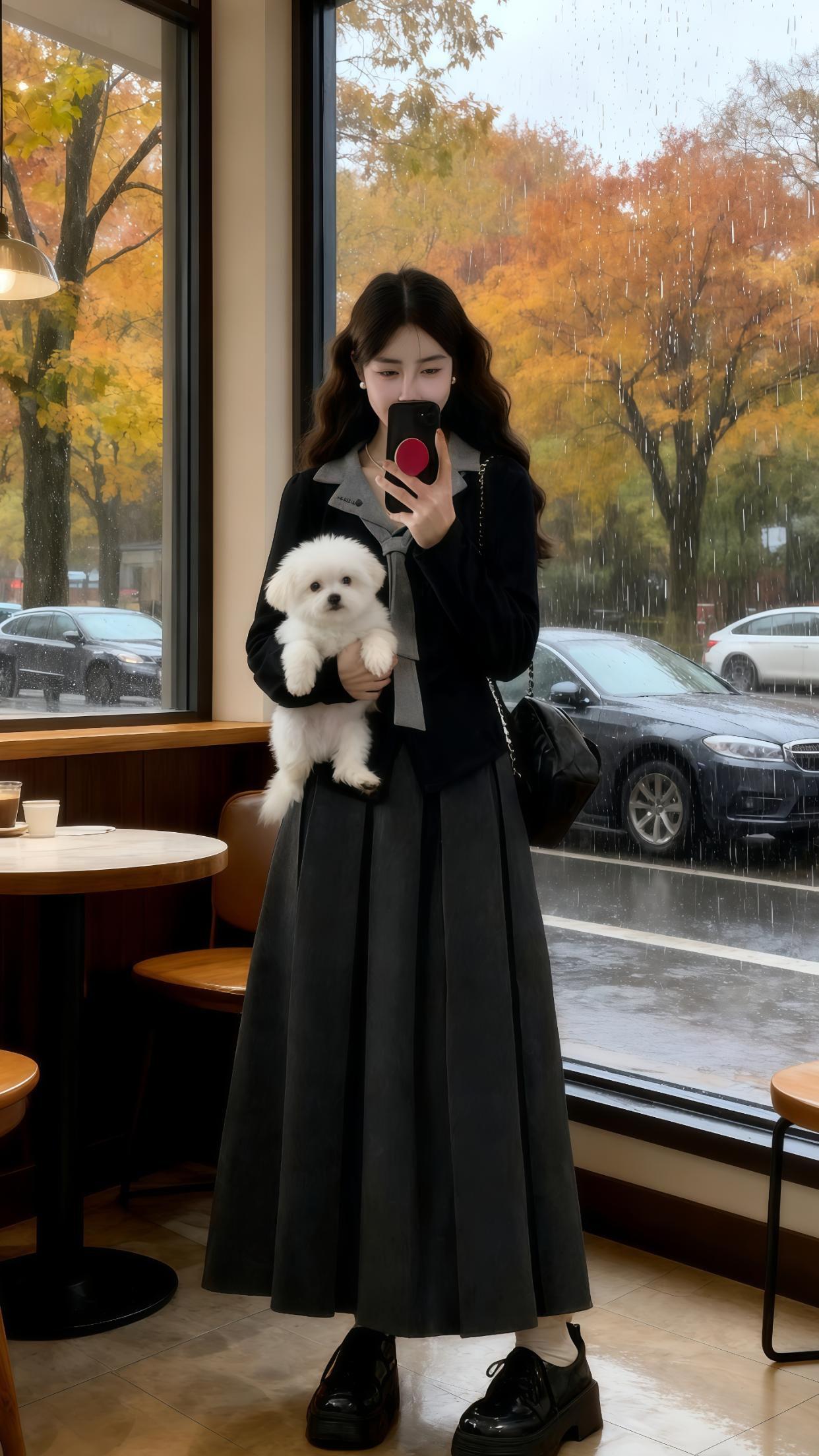 #当普通人找到自己的穿搭风格后#秋冬才是胖妹妹的穿搭舒适区#预制国庆出游穿搭 #秋冬穿搭新鲜感在线#早秋穿搭