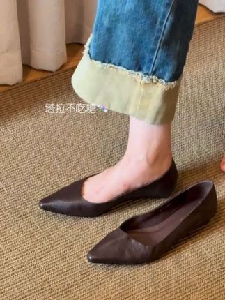 简单质感拉满的百搭单鞋!#好鞋推荐 #软底软面穿上超舒服 #好穿不累脚 #单鞋 #美鞋分享