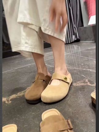 原来还有这么好看高级淑女的 #勃肯鞋 #玛丽珍女鞋 #增高鞋