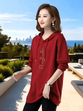 #品质女装#宽松卫衣#加肥加大码女装#时尚妈妈装 #谁穿谁好看