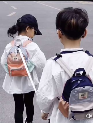 幼儿园小书包,儿童轻便防走失男童双肩包男孩可爱出游女宝宝背包潮#学生书包 #儿童书包 #双肩背包 #百搭包包 #出门便携双肩包