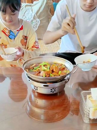 特厚大号防风酒精炉家用小火锅干锅饭店专用商用不锈钢锅仔锅底座#酒精炉 #酒精炉小火锅