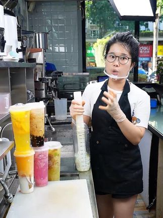 #直播高光 雪克杯暴打手打柠檬茶700ml1000ml奶茶店饮品制作工具#奶茶原料#饮品教程#雪克杯加厚 #原创视频