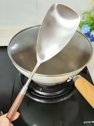 #厨房好物 #不锈钢厨具#小锅铲#汤勺@DOU+小助手 #炒菜勺