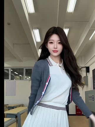 ?边跳边忘 就这样跳出双下巴#今日穿搭 #女装 #清纯女神