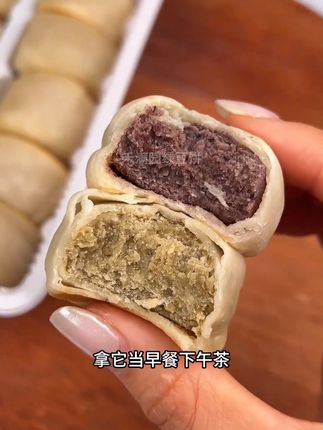 真的巨好吃诶!给爷爷奶奶买,当早餐太合适了吧#绿豆饼 #冰皮红豆饼 #禾满园绿豆饼 #冰皮绿豆饼 #糕点