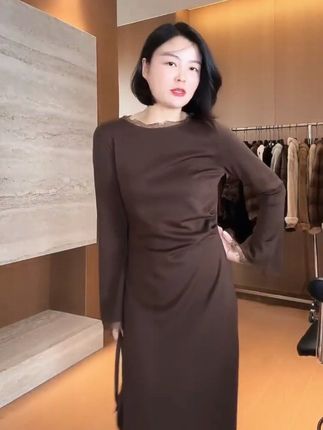 #女装 #连衣裙 #中年女装 #秋冬穿搭 #源头工厂