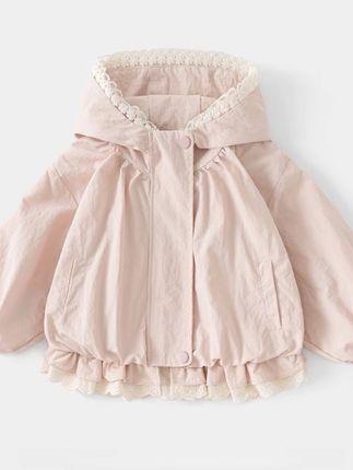 女童花边帽风衣外套春秋款新款儿童韩版时尚小女孩洋气 #高品质童装 #宝宝衣服推荐 #洋气宝宝外出服 #儿童穿搭分享 #女童穿搭