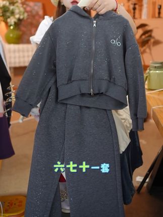 女童套装2025新款洋气时髦儿童春秋款卫衣阔腿裤两件套休闲运动装#中大童#秋季穿搭 #热门