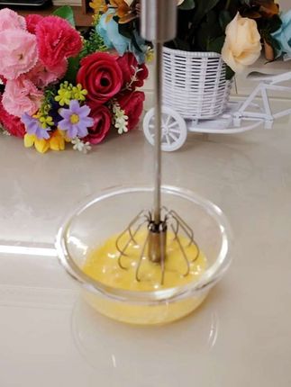 #打蛋器 #按压式 #不锈钢 #半自动打蛋器
