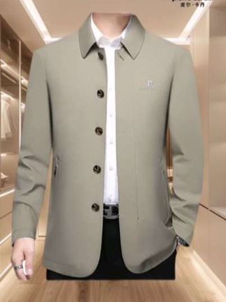 皮尔卡丹春秋季高档翻领夹克外套#品质男装#男装穿搭#穿出高级感 #品质男装