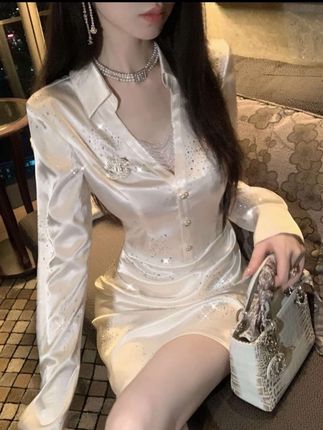 #强烈推荐 #精致穿搭 #衬衫裙 #气质范