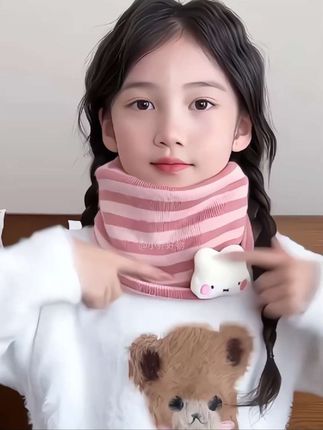 #每日分享 #高颜值 #也太可爱了吧 #甜系女孩 #围巾