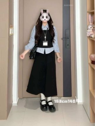 微胖女生好适合穿学院风 #微胖穿搭 #显瘦穿搭