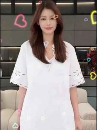 气质女装法式宽松连衣裙#穿出自信穿出美丽 #秀出好身材 #遮肉显瘦穿搭 #怎么穿都好看