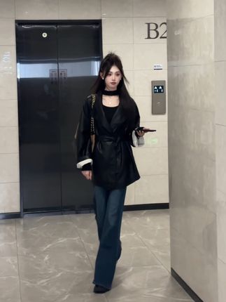 好看的皮衣万里挑一 #轻松拿捏慵懒风穿搭 #高级感拉满的入秋通勤穿搭 #早秋不费力显贵穿搭 #早秋姐感穿搭气质顶满 #早秋穿搭公式来了