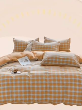 #开学我就这样爆改宿舍上铺 学生宿舍床上三件套床上用品纯棉四件套100%全棉床单被套三件套#床上用品 #纯棉四件套