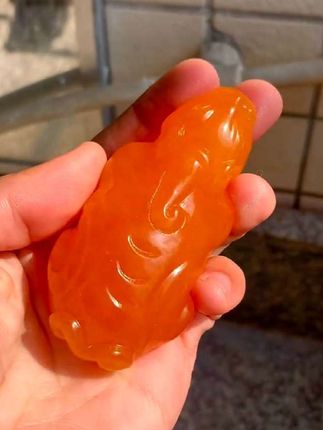 寿山石田黄石貔貅瑞兽古兽手把件把玩件文玩盘玩挂件吊坠挂坠首饰礼品#玉文化 #文玩收藏 #藏品 #高货 #盘它