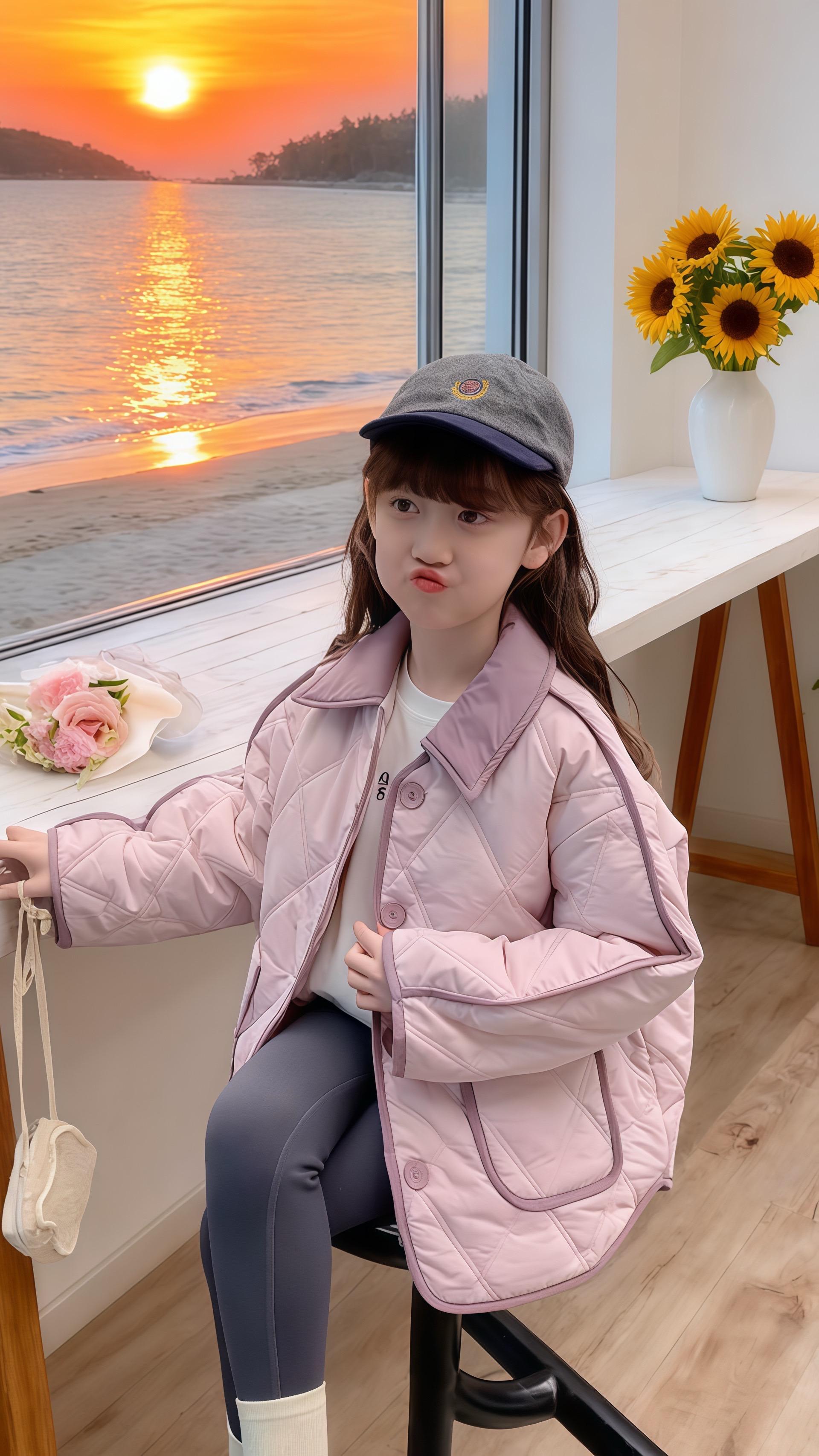#高品质童装 #生女儿就要这样穿 #棉服外套 #面料柔软舒适 #韩版童装