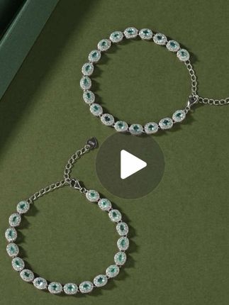 简直是优雅气质的加分利器 #云上珠宝#祖母绿手链 #色彩珠宝 #闪闪发光的手链 #祖母绿