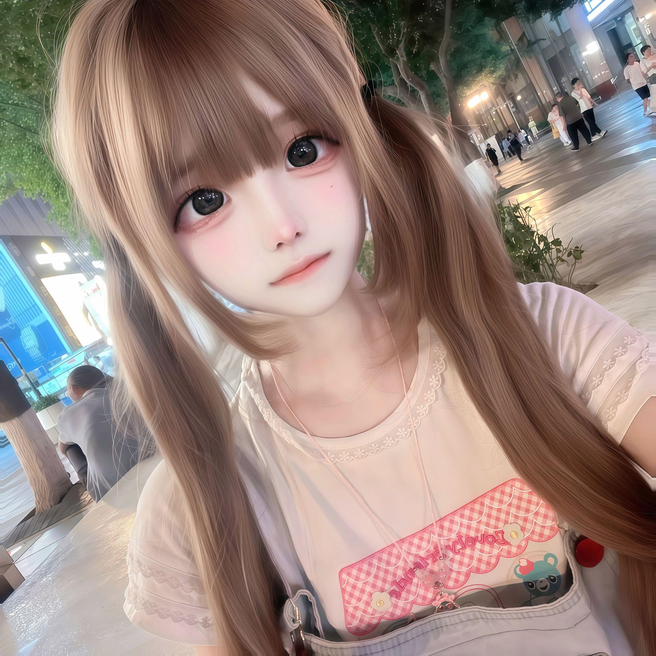 自卑让我总是p图 我知道你喜欢的不是我。#双马尾 #萝莉 #女儿服