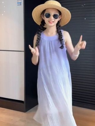 #我要上热门 女童夏季连衣裙长裙无袖儿童裙子渐变彩虹裙洋气中大童女孩裙子#甜美穿搭 #女童连衣裙 #女童穿搭 #生女儿就要这样穿 @DOU+小助手 @DOU+上热门 @巨量千川