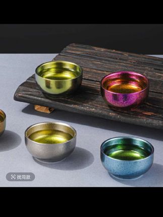 纯钛双层茶杯蘸料杯旅行户外露营家用加厚隔热钛杯#茶杯 #蘸料杯 #旅行便携 #户外露营装备 #好东西一起分享 @DOU+上热门 @DOU+小助手