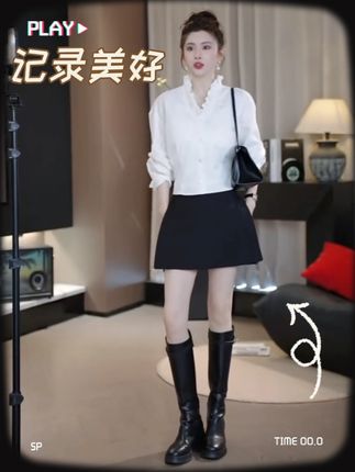 #时尚又好看#简约又大方#早秋这件衣服更适合你