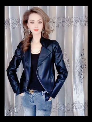 修身显瘦机车皮衣女秋冬2025新款韩版百搭皮外套长袖短款皮夹克潮