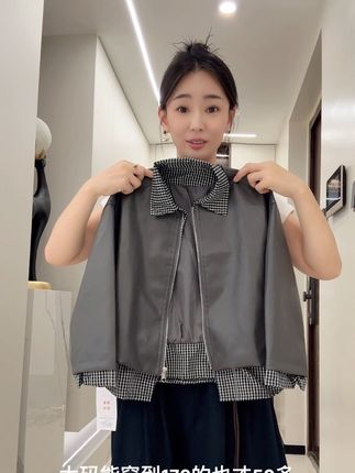 洋气时髦假两件皮衣,女儿穿上太好看了#皮衣外套 #韩系穿搭 #女童外套 #时髦穿搭 #潮童必备
