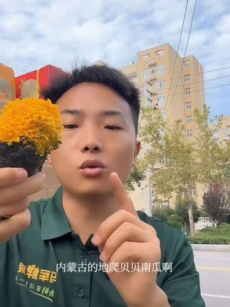 马军的内蒙贝贝南瓜拉回来了,西华近的可以去现场买,远的下方小黄车可拍#强烈推荐 #太好吃了 #软糯香甜 #好货推荐