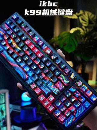 这把键盘颜值是真的高,办公、游戏选它真的很不错#机械键盘 #ikbc机械键盘 #客制化键盘 #键盘