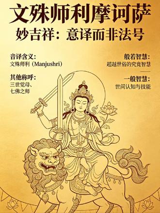 五台山导游说妙吉祥是文殊菩萨法号,你觉得对吗?#文殊菩萨 #五台山 #妙吉祥 #佛教文化 #七佛之师
