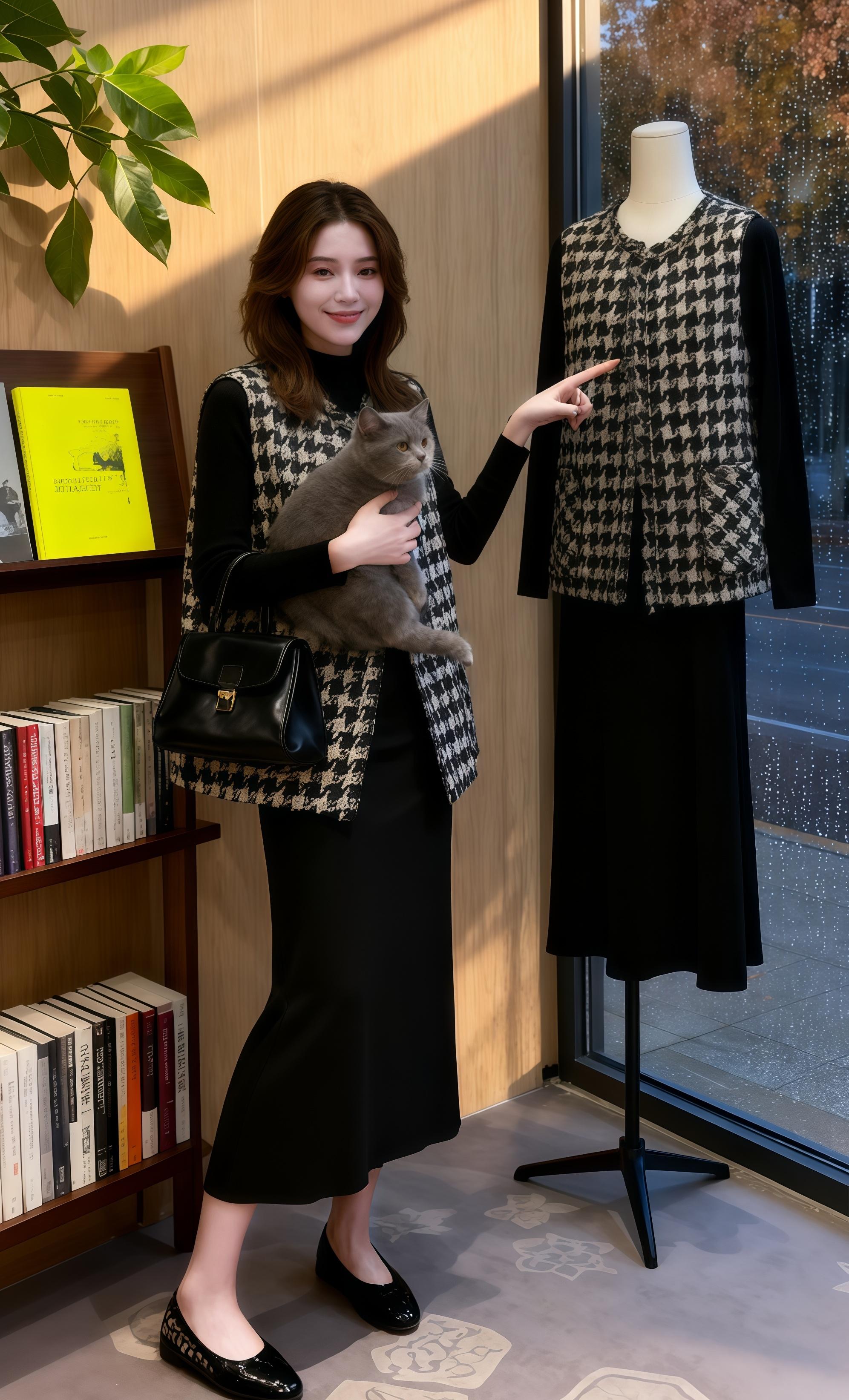 #格子控 #来双11解锁秋冬本命穿搭#冬日穿搭测评#轻松摆脱路人感的韩系穿搭#解锁微胖梨形的本命穿搭