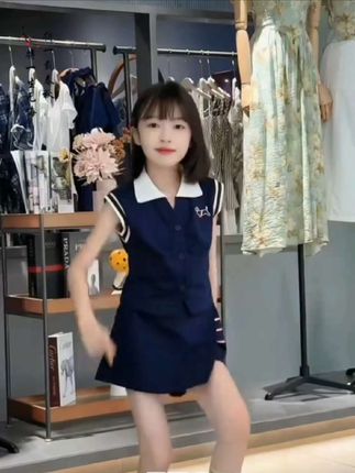 女童夏季休闲运动套装2025新款中大童夏装韩系POLO衫裙裤两件套潮#谁穿谁好看