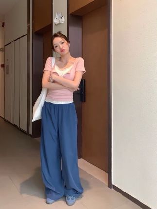 2025夏季百搭阔腿工装裤女垂感直筒宽松休闲运动裤 #夏季穿搭 #每日穿搭女装 #女装 #每日穿搭每日 #今日穿搭