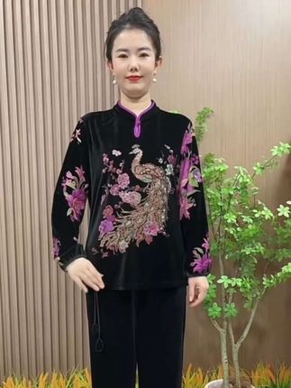 #优雅气质 #减龄气质 #面料柔软舒适 #中老年穿搭 #春秋穿搭