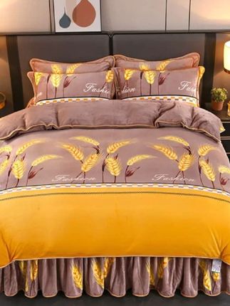 #家纺床上用品 #牛奶绒四件套 #柔软亲肤 #面料柔软细腻 #被子